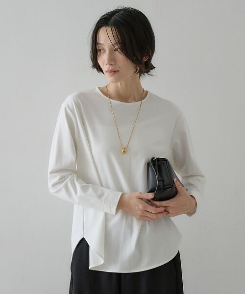 qualite / カリテ Tシャツ | スムースシャツテールプルオーバー【予約】 | 詳細11