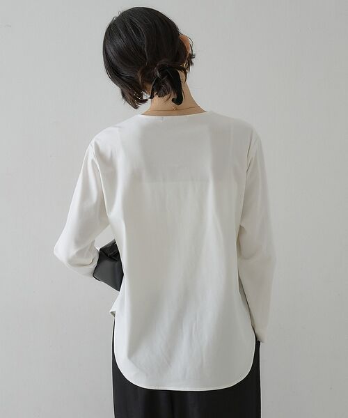 qualite / カリテ Tシャツ | スムースシャツテールプルオーバー【予約】 | 詳細13