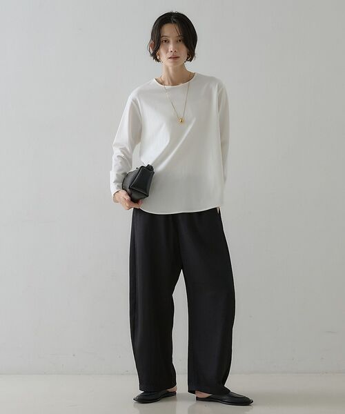 qualite / カリテ Tシャツ | スムースシャツテールプルオーバー【予約】 | 詳細2
