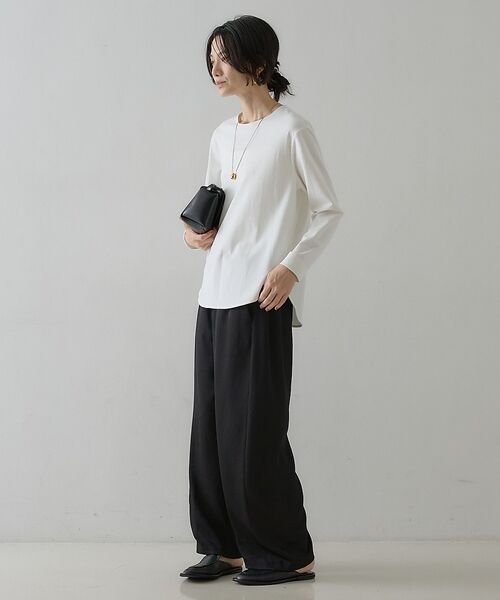 qualite / カリテ Tシャツ | スムースシャツテールプルオーバー【予約】 | 詳細3