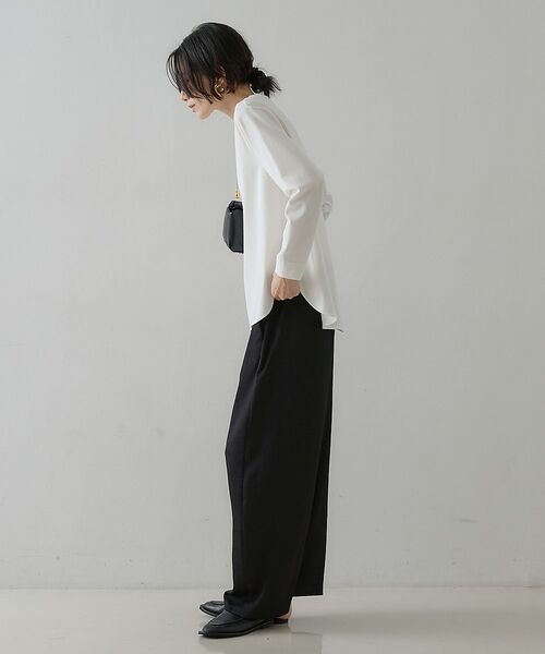 qualite / カリテ Tシャツ | スムースシャツテールプルオーバー【予約】 | 詳細5