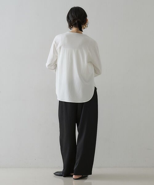 qualite / カリテ Tシャツ | スムースシャツテールプルオーバー【予約】 | 詳細6