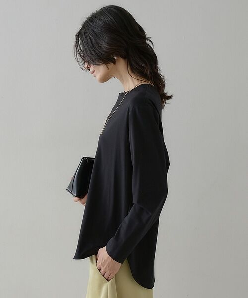 qualite / カリテ Tシャツ | スムースシャツテールプルオーバー【予約】 | 詳細24
