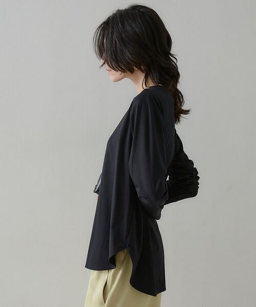 qualite / カリテ Tシャツ | スムースシャツテールプルオーバー【予約】 | 詳細25