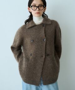 qualite / カリテ ピーコート | モヘアニットコート【予約】