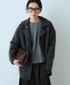qualite / カリテ ピーコート | モヘアニットコート【予約】