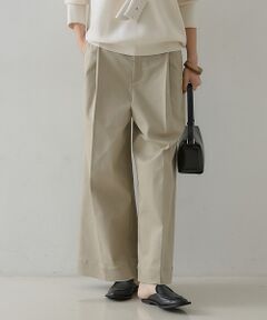 qualite / カリテ パンツ | テックデニムトラウザー / ワイドパンツ【予約】