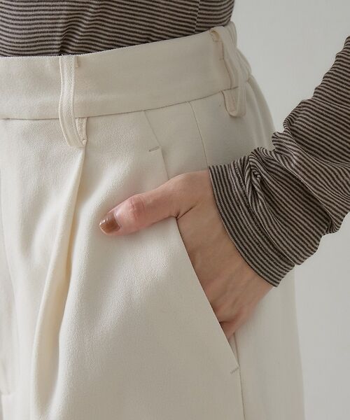 qualite / カリテ パンツ | 【2026新色登場】ウーリッシュツイルパンツ【予約】 | 詳細19