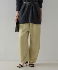 qualite / カリテ パンツ | ジョーゼットサテンワイドパンツ【予約】