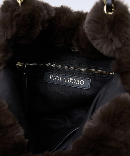 qualite / カリテ トートバッグ | 【VIOLAd’ORO / ヴィオラドーロ】ELMO　エコファー チェーンショル | 詳細6
