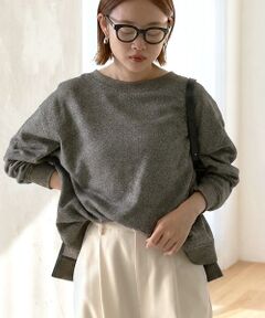 qualite / カリテ Tシャツ | ラメ裏毛プルオーバー【予約】