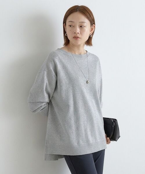 qualite / カリテ Tシャツ | ラメ裏毛プルオーバー【予約】 | 詳細7