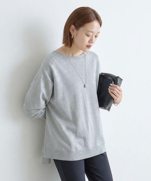qualite / カリテ Tシャツ | ラメ裏毛プルオーバー【予約】 | 詳細8