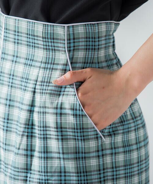 QUEENS COURT(大きいサイズ) / クイーンズコート(おおきいサイズ) スカート | 【大きいサイズ】チェックタイトスカート | 詳細27