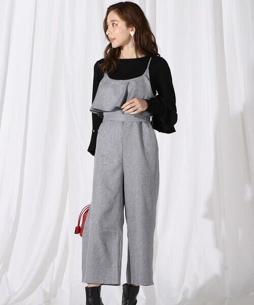 Web別注 フリルティアードサロペット ワンピース Queens Court クイーンズコート ファッション通販 タカシマヤファッションスクエア