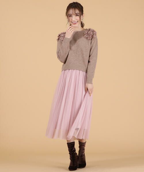 セール ニット チュールスカートセットアイテム ニット セーター Queens Court クイーンズコート ファッション通販 タカシマヤファッションスクエア