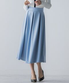 QUEENS COURT / クイーンズコート ミニ・ひざ丈スカート | フレアポンチスカート≪手洗い可能≫