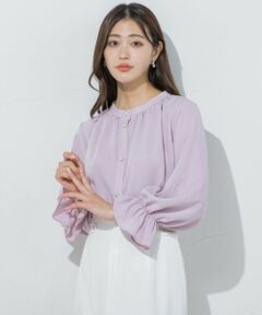 QUEENS COURT / クイーンズコート シャツ・ブラウス | 2WAYキャンディースリーブブラウス≪洗濯機で洗える≫