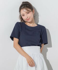 エンボスロゴTシャツ≪手洗い可能≫