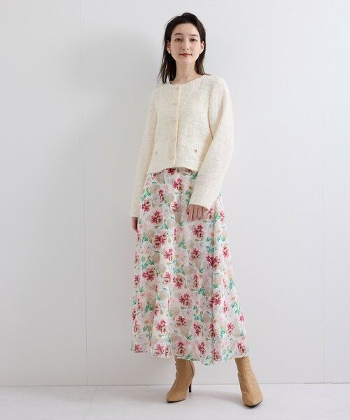 QUEENS COURT / クイーンズコート テーラードジャケット | デティールノーカラージャケット≪手洗い可能≫ | 詳細6