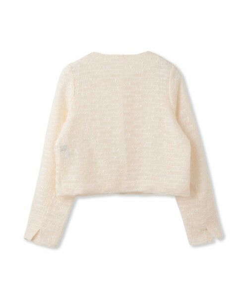 QUEENS COURT / クイーンズコート テーラードジャケット | デティールノーカラージャケット≪手洗い可能≫ | 詳細11