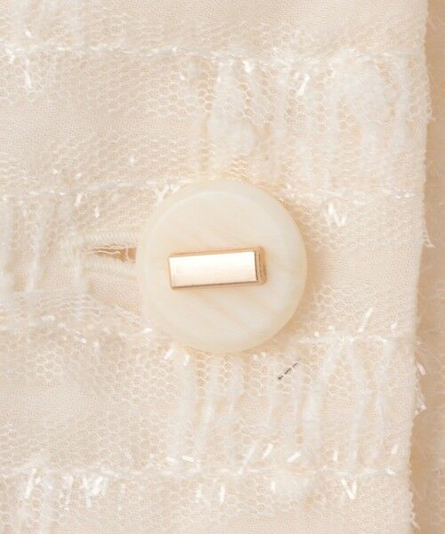 QUEENS COURT / クイーンズコート テーラードジャケット | デティールノーカラージャケット≪手洗い可能≫ | 詳細13