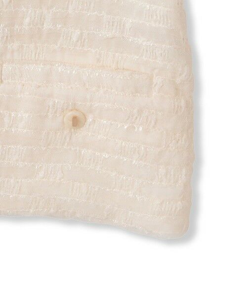 QUEENS COURT / クイーンズコート テーラードジャケット | デティールノーカラージャケット≪手洗い可能≫ | 詳細17