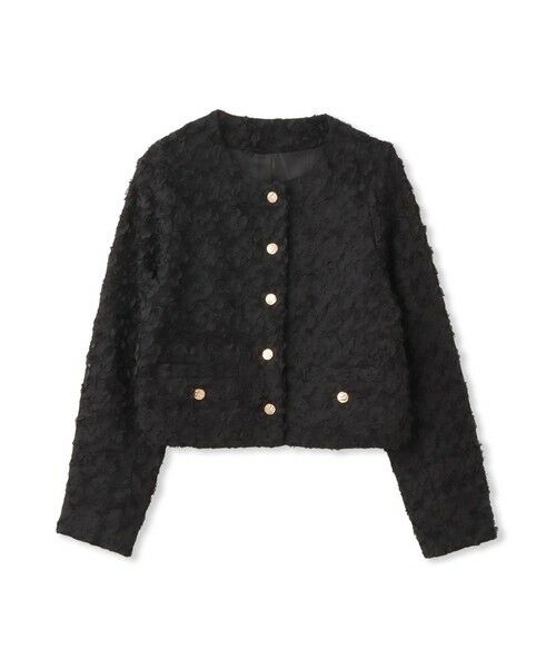 QUEENS COURT / クイーンズコート テーラードジャケット | デティールノーカラージャケット≪手洗い可能≫ | 詳細25