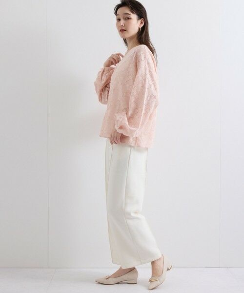 QUEENS COURT / クイーンズコート その他パンツ | ダンボールセンターシームパンツ≪手洗い可能≫ | 詳細10