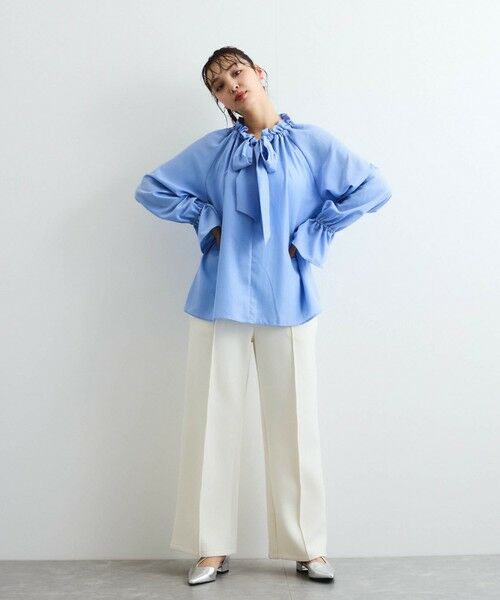 QUEENS COURT / クイーンズコート その他パンツ | ダンボールセンターシームパンツ≪手洗い可能≫ | 詳細4