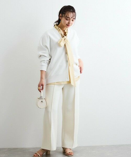 QUEENS COURT / クイーンズコート その他パンツ | ダンボールセンターシームパンツ≪手洗い可能≫ | 詳細8