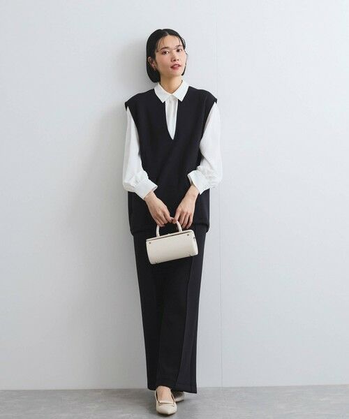 QUEENS COURT / クイーンズコート その他パンツ | ダンボールセンターシームパンツ≪手洗い可能≫ | 詳細13