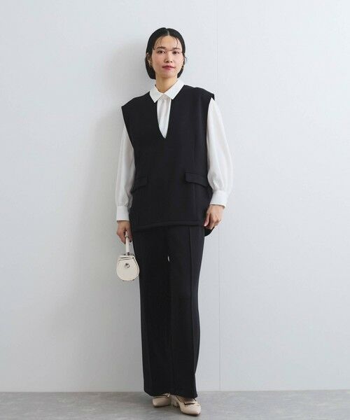 QUEENS COURT / クイーンズコート その他パンツ | ダンボールセンターシームパンツ≪手洗い可能≫ | 詳細14