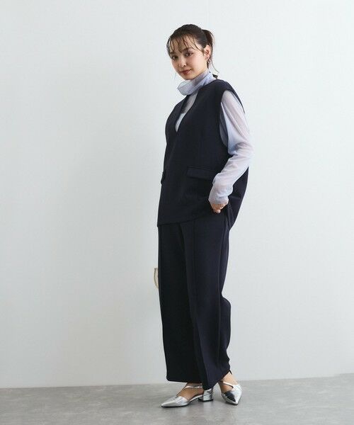 QUEENS COURT / クイーンズコート その他パンツ | ダンボールセンターシームパンツ≪手洗い可能≫ | 詳細20