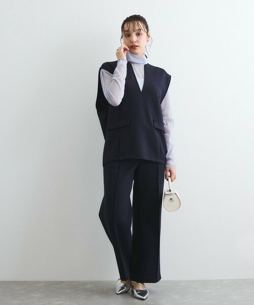 QUEENS COURT / クイーンズコート その他パンツ | ダンボールセンターシームパンツ≪手洗い可能≫ | 詳細21