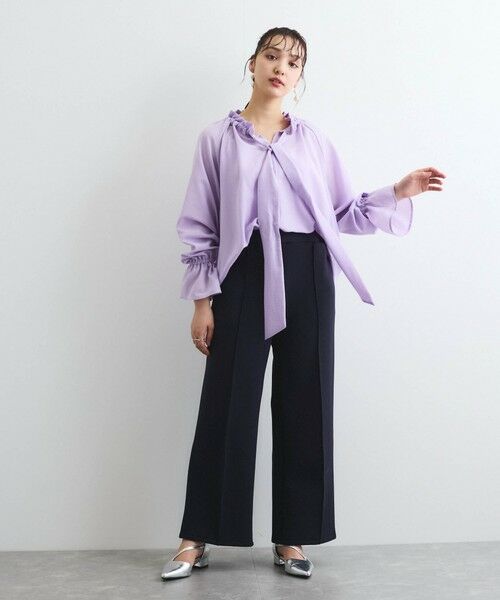 QUEENS COURT / クイーンズコート その他パンツ | ダンボールセンターシームパンツ≪手洗い可能≫ | 詳細23