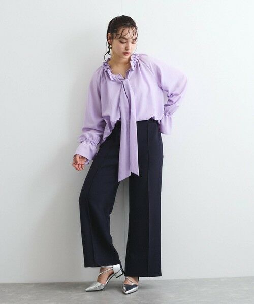 QUEENS COURT / クイーンズコート その他パンツ | ダンボールセンターシームパンツ≪手洗い可能≫ | 詳細24