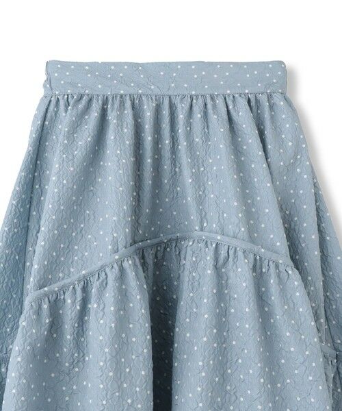 QUEENS COURT / クイーンズコート ミニ・ひざ丈スカート | ドットフレアギャザースカート≪手洗い可能≫ | 詳細8