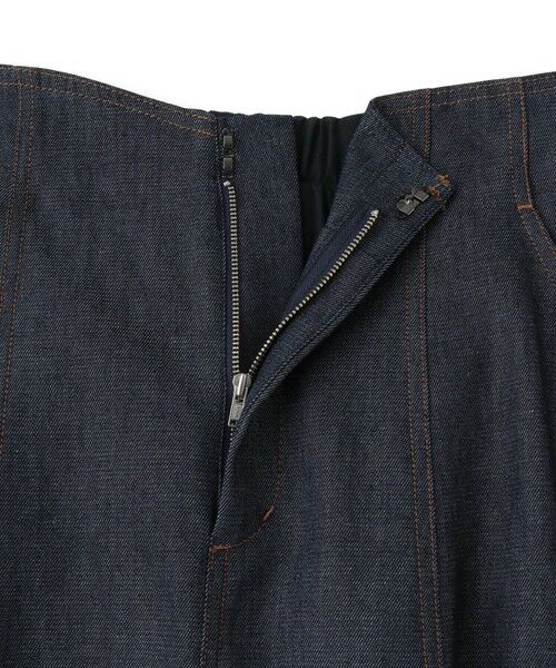 QUEENS COURT / クイーンズコート ミニ・ひざ丈スカート | デニムキリカエフレアスカート≪手洗い可能≫ | 詳細9