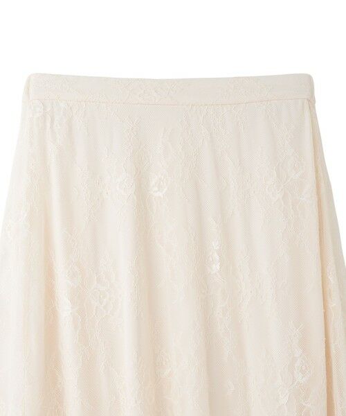 QUEENS COURT / クイーンズコート ミニ・ひざ丈スカート | シアーストレッチレーススカート≪洗濯機で洗える≫ | 詳細6