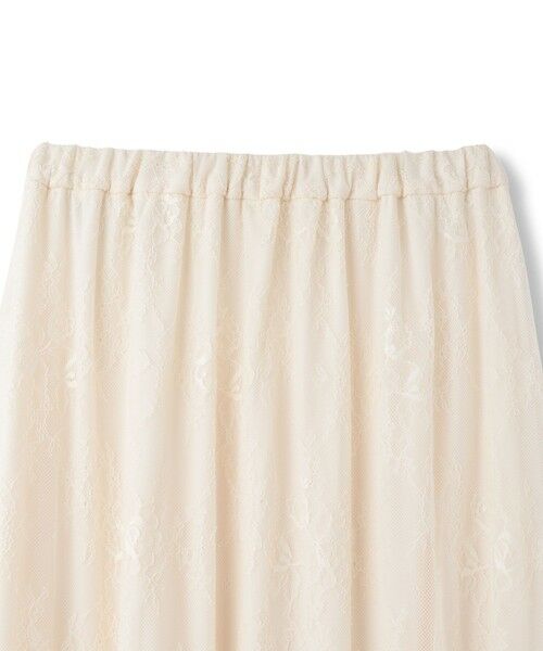 QUEENS COURT / クイーンズコート ミニ・ひざ丈スカート | シアーストレッチレーススカート≪洗濯機で洗える≫ | 詳細8