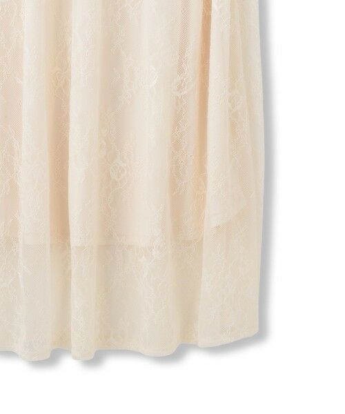 QUEENS COURT / クイーンズコート ミニ・ひざ丈スカート | シアーストレッチレーススカート≪洗濯機で洗える≫ | 詳細9