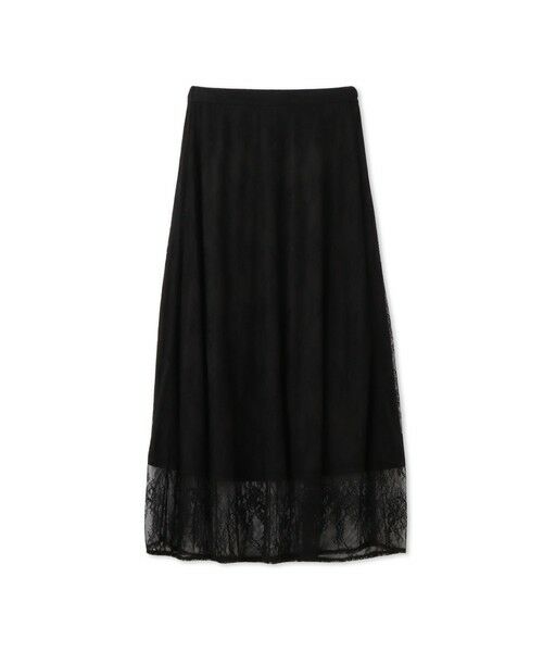 QUEENS COURT / クイーンズコート ミニ・ひざ丈スカート | シアーストレッチレーススカート≪洗濯機で洗える≫ | 詳細15