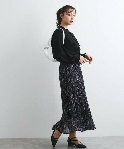 QUEENS COURT / クイーンズコート シャツ・ブラウス | ジョーゼットフロントヨークシャツブラウス≪手洗い可能≫ | 詳細14