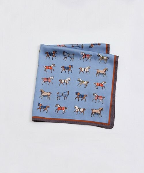 QUEENS COURT / クイーンズコート マフラー・ショール・スヌード・ストール | ホースモチーフスカーフ | 詳細6