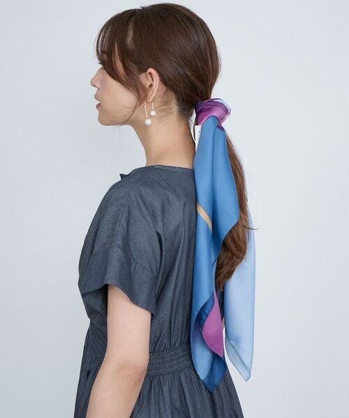 QUEENS COURT / クイーンズコート マフラー・ショール・スヌード・ストール | フラワーアートスカーフ | 詳細5