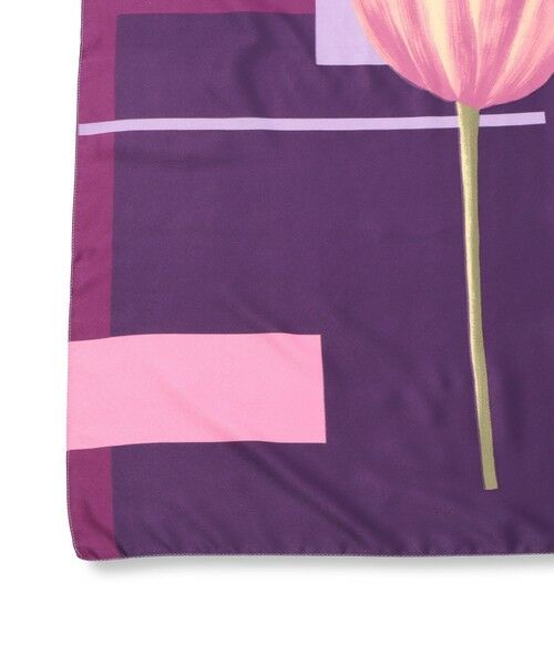 QUEENS COURT / クイーンズコート マフラー・ショール・スヌード・ストール | フラワーアートスカーフ | 詳細14