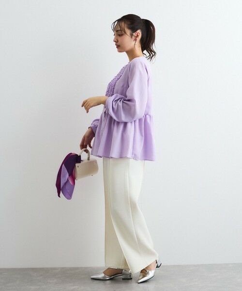 QUEENS COURT / クイーンズコート マフラー・ショール・スヌード・ストール | フラワーアートスカーフ | 詳細17