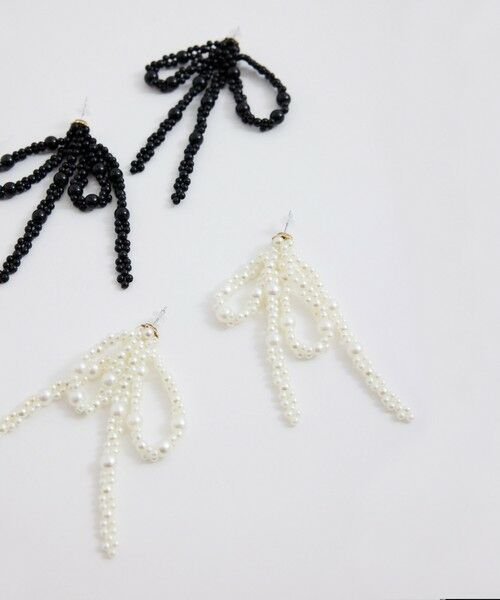 QUEENS COURT / クイーンズコート ピアス・イヤリング | ジュエルリボンピアス | 詳細1