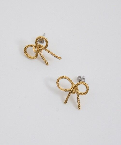★早期完売★WING BLING★14k post DOVEL リボン 2way★ ピアス TAKE-UP ONLINE SHOP/テイクアップ公式オンラインショップ / K18